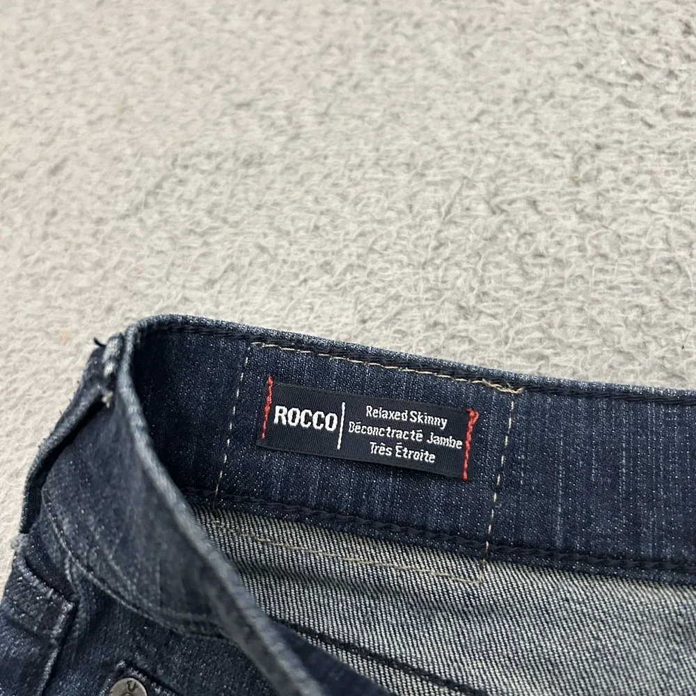 True Religion Jeans Mens 32x32 Blue Denim Rocco Relaxed Skinny Stretch Preppy